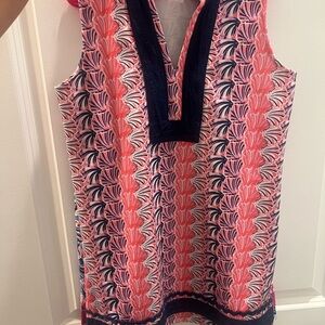 Simply Southern Pink and Navy Kids Blouse